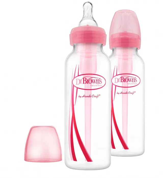 Dr. Brown's PP Options+ NarrowBottle, PINK, 1-Pack 2 - 250 ml