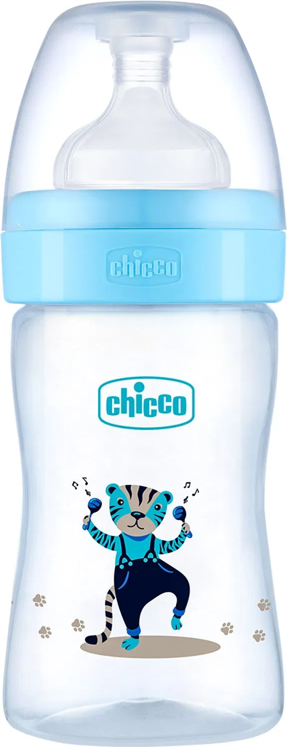 Chicco WellBeing PP Feeding Bottle Jungle Music - 150 ml