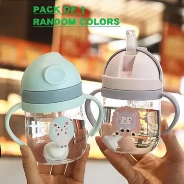 goyyoo Baby Sippy Water Cup with Spout Training Handle & Strap