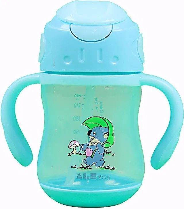 THE LITTLE BUNNY HOP IN STYLE 240ml Baby Sippy Cup with Handles – Soft Silicone Spout for Easy Transition