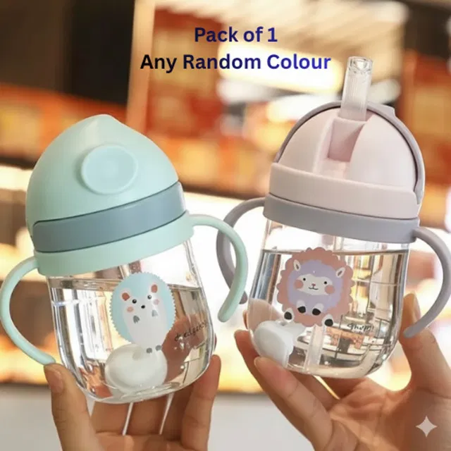 Y.GOYAL&CO. Baby Sippy Water Cup with Spout Training Handle & Strap