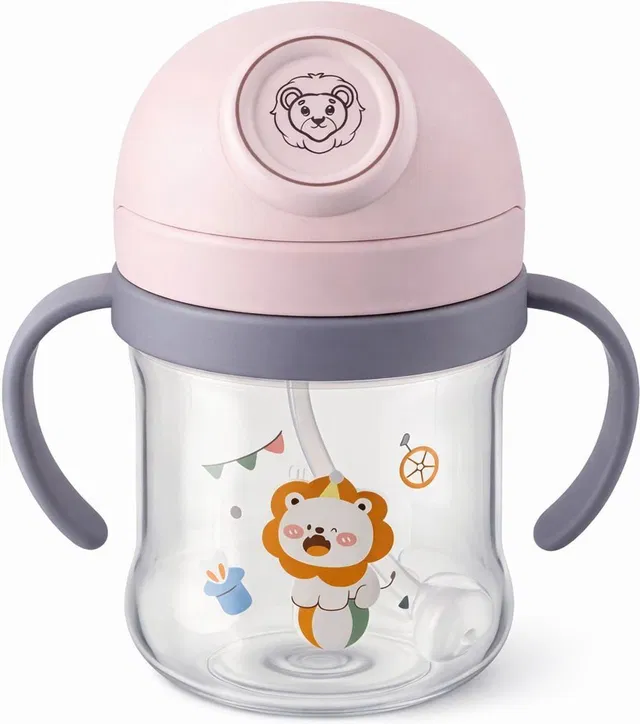 Magic Pebbles Eco-friendly Little Baby Sipper/ Sippy Cup, Anti-Spill Soft Silicone Straw-250ml