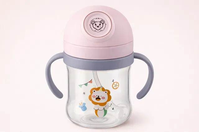 Magic Pebbles Baby Training Sippy Cup with Straw Leakproof Kids Sipper-250Ml