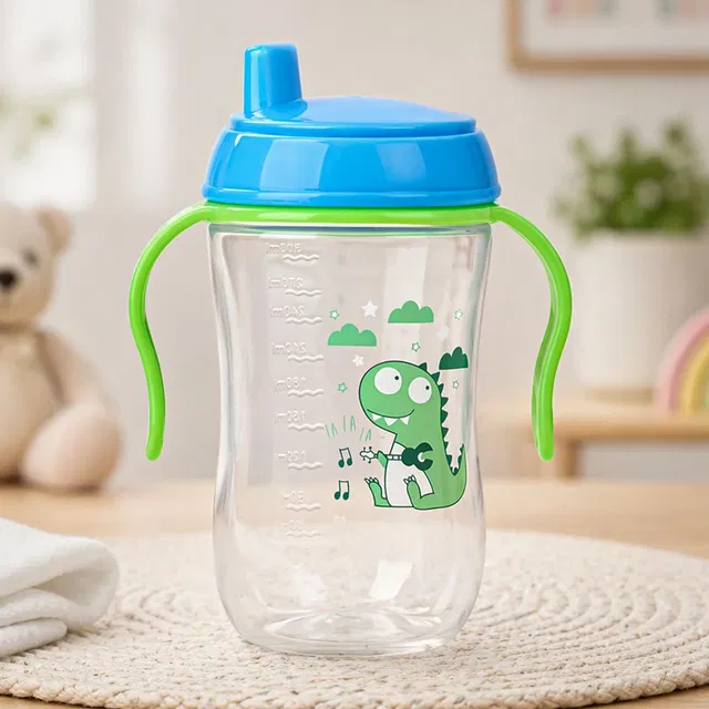 baybee 300ML Sipper Bottle For Kids BPA Free Anti Spill Sipper With Soft Silicone Straw