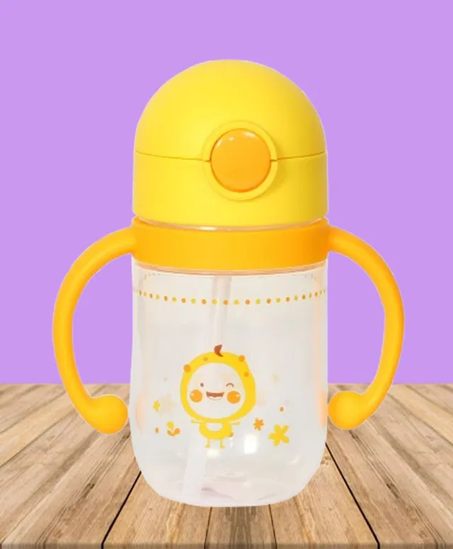 TINNY TOTS Baby Sippy Cup Unbreakable Learning Sipper Feeding Straw Bottle Mug Feeder