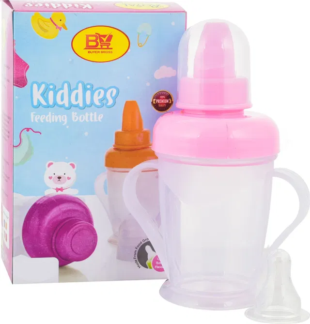 Buyer bross Feeding Bottle /Sipper Cup with Nipple 300Ml with handal