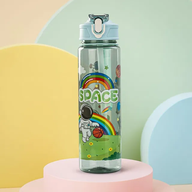 baybee Galaxy Kids Water Bottle 800ml Leak-Proof Baby Sipper Bottle with Flip Lock Lid