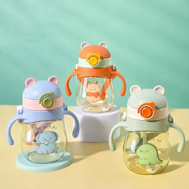 Approx Baby Sippy Water Cup with Spout Training Handle & Strap