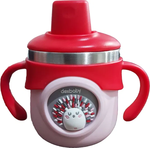 Chinmay Kids Baby Stainless Steel Milk Feeding Travel Baby Water Bottles With Straw for Kids