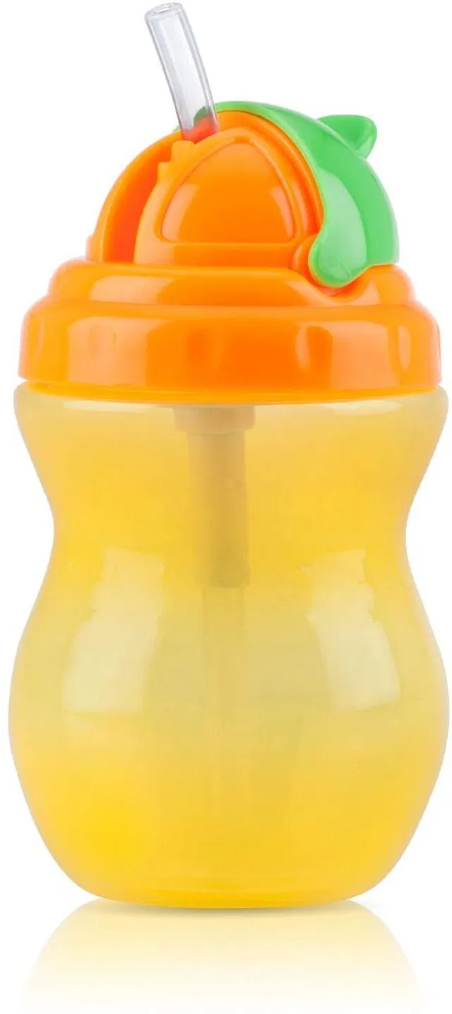 NUBY Active Sipper with straw for Child (Orange) with 10 oz 320 ml