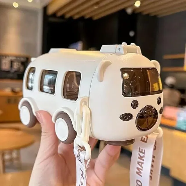 SSCUA Bus Water Bottle for Kids 500ML