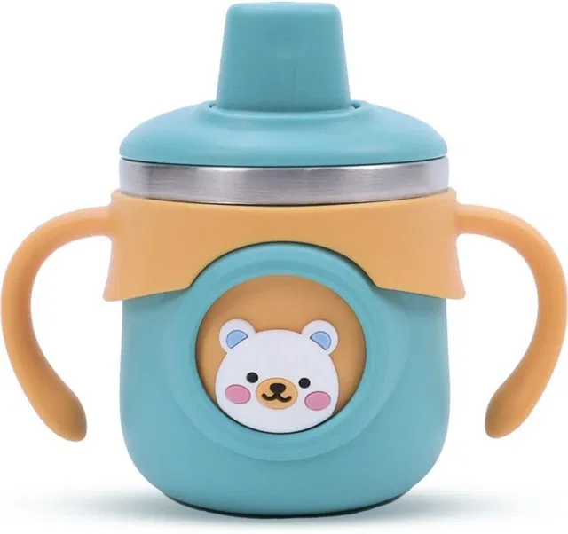 FLENGO Insulated Stainless Steel Hot and Cold Spout Sipper Water Bottle For Baby(260ml)