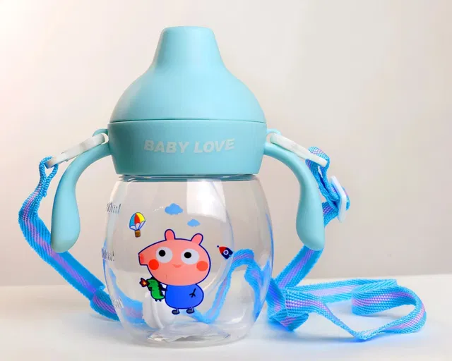 FLENGO The Little Bunny Sipper Bottle With Straw Pipe for Kids 350ml