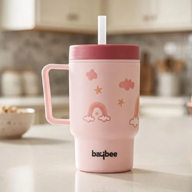 baybee Leak-Proof Sipper Bottle for Toddlers with Double-Wall Insulation for Babies
