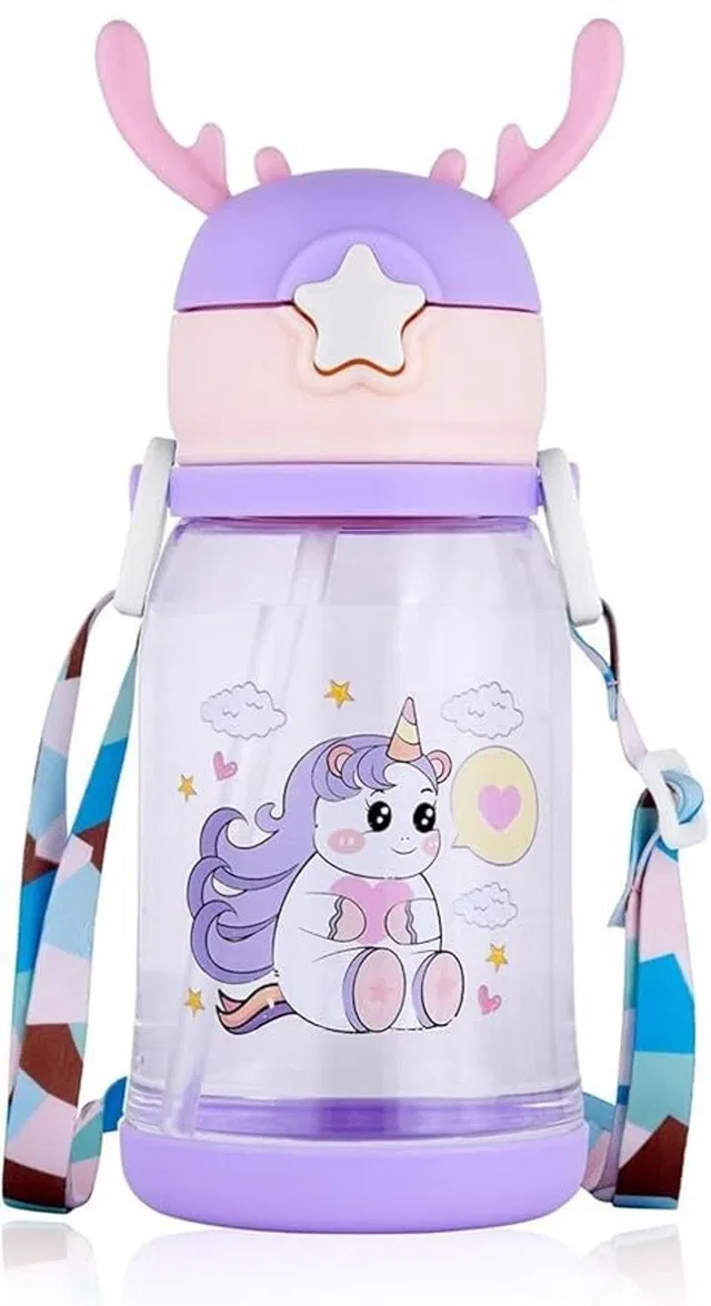 Vadhavan Water Bottle for Kids, Cute Design Water Bottle with Sipper