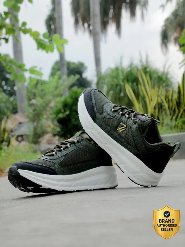 LIBERTY Leap7x MOUNT-E Sports Lacing Shoes With PU Upper | Suitable For GYM,Walking & Running Shoes For Men