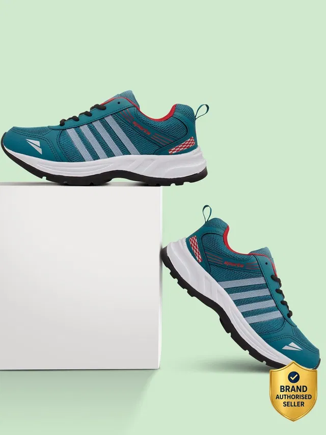 asian Wndr-13 sports shoes for men | Latest Stylish Casual sport shoes for men | running shoes for boys | Lace up Lightweight firozi shoes for running, walking, gym, trekking, hiking & party Running Shoes For Men