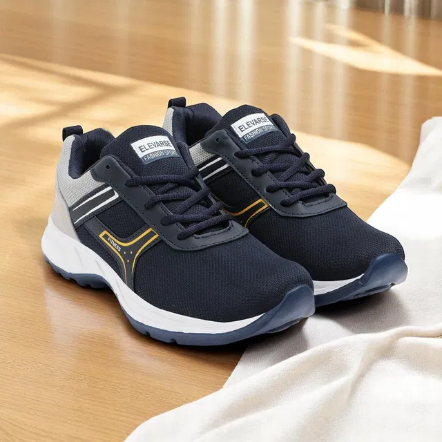 Elevarse Stylish Sports Shoe for Men (Blue) Running Shoes For Men