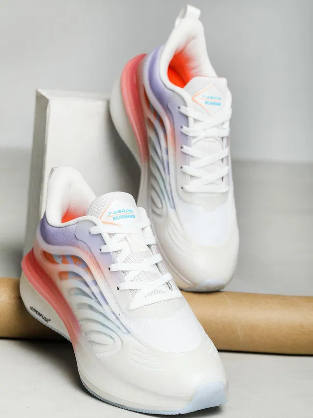 Abros VIGOR Athleisure Cultured Round-Toe Shape & Hyperfuse Technology Running Shoes For Men
