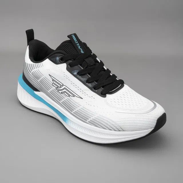 RED TAPE Low Cut Sports Shoes for Men in White Blue | Sports Shoes Walking Shoes For Men