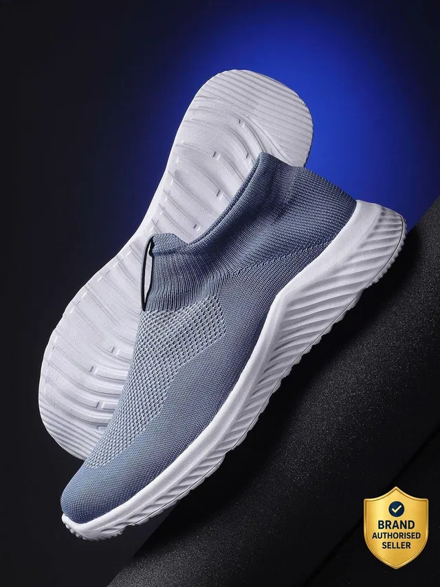 asian Moonwalk-01 Blue Sports,Walking,Gym,Casual Slipon,Stylish Walking Shoes For Men