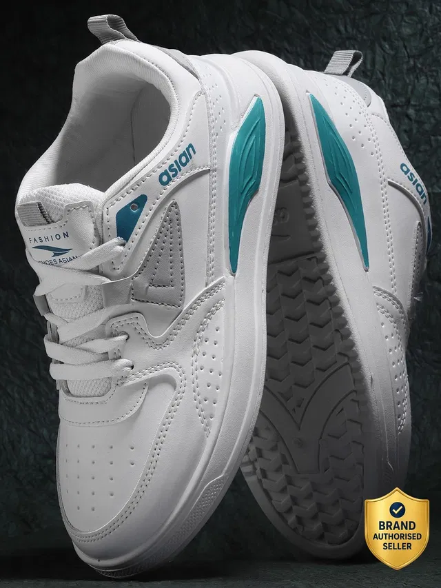 asian Moscow-01 White Sneakers,Loafers,Chunky Shoes Sneakers For Men