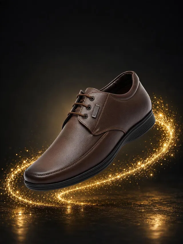 Averatto Brown Lace Up Formal Shoe for Mens (A9931) Party Wear For Men