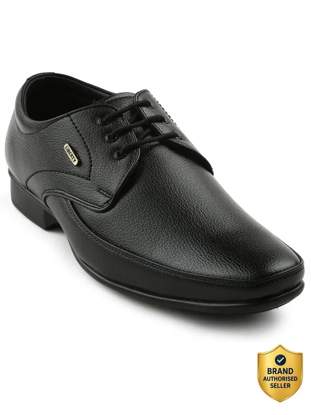 LIBERTY Fortune H202-01 Formal Lacing Shoes With PVC | Suitable For Office,Wedding Wear Oxford For Men