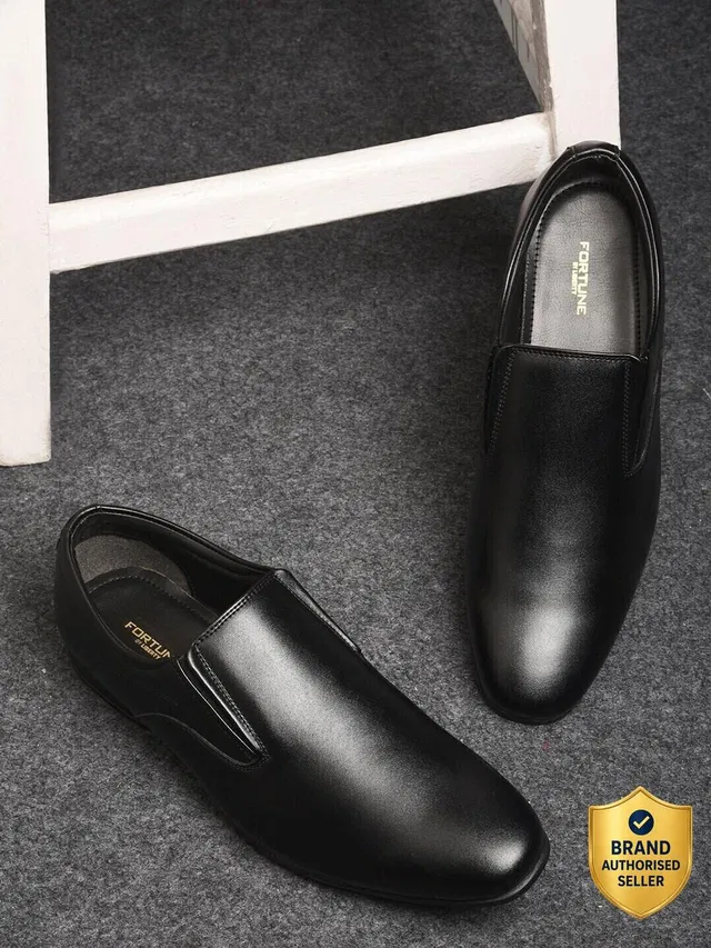 LIBERTY Fortune ROBERT-1 Formal Shoes With PU Upper | Stylish & Comfortable Non-Lacing Mocassin For Men