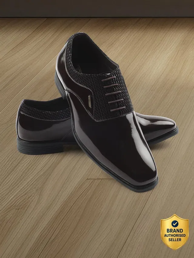 LIBERTY Fortune A998-07 Lacing Formal Shoes With PU Outsole | Durable & Comfortable Oxford For Men