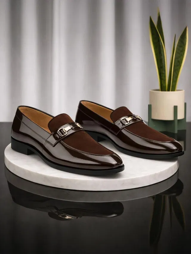 Von kiraro Men Brown Loafers | Loafers & Party Wear Shoes | Loafers Shoes for Men Loafers For Men