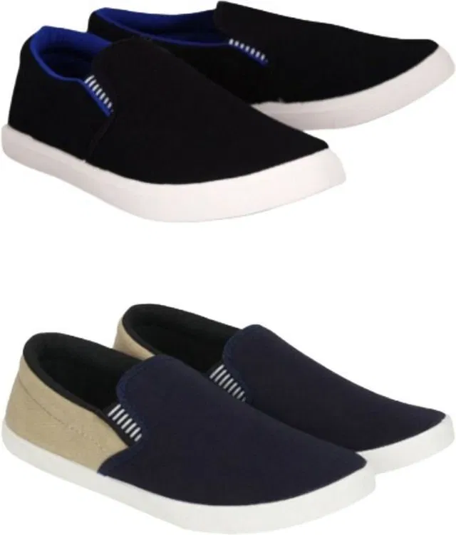HOTSTYLE Stylish 2 Pair Combo Sneakers For Men