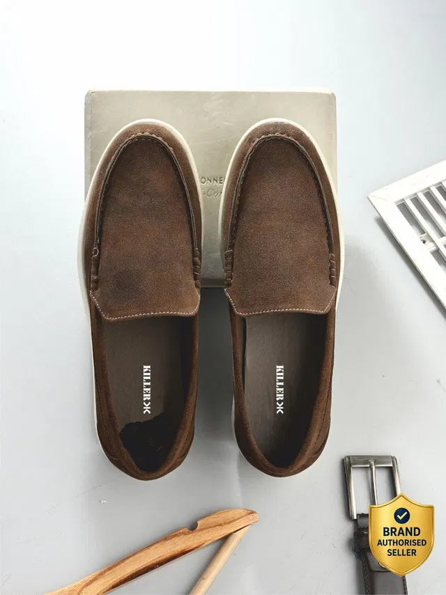 KILLER KILLER SUEDE LOAFERS. Loafers For Men