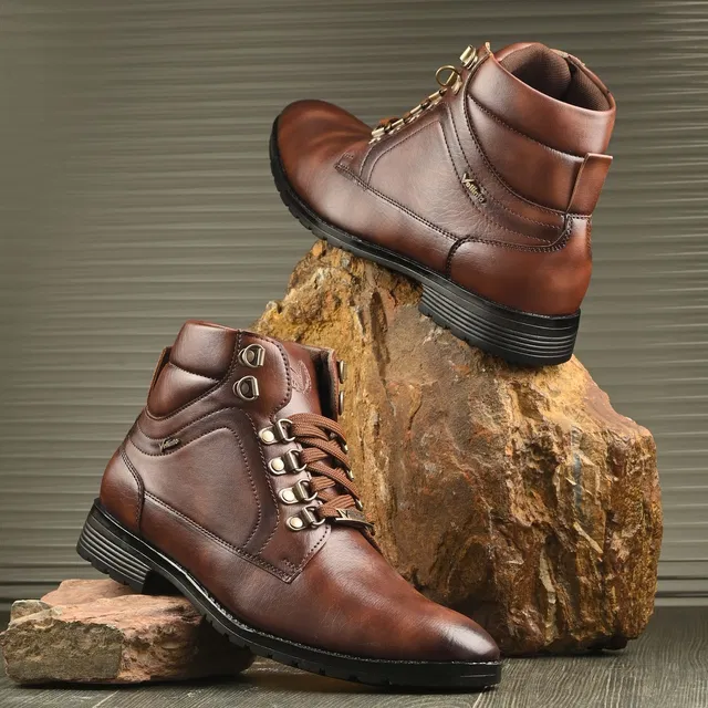 Vellinto Vellinto AUSTIN Casual Mid-Ankle Synthetic leather Boots For Men Boots For Men