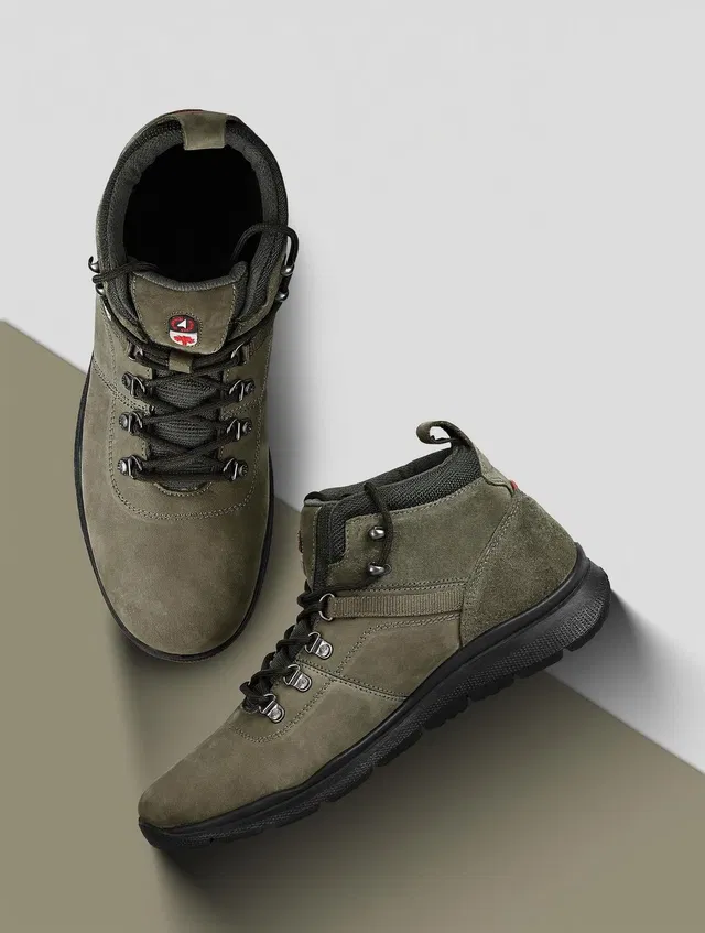 WOODLAND Outdoor Durable Comfortable Everyday High Ankle Boots For Men