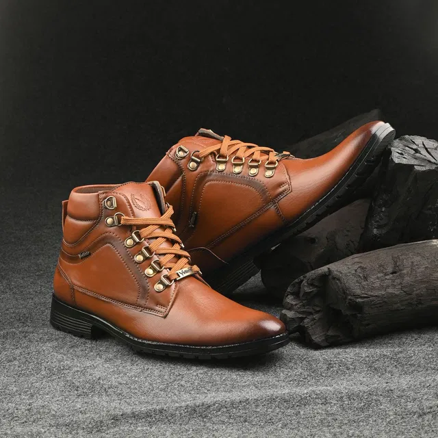 Vellinto Vellinto AUSTIN Casual Mid-Ankle Synthetic leather Boots For Men Boots For Men