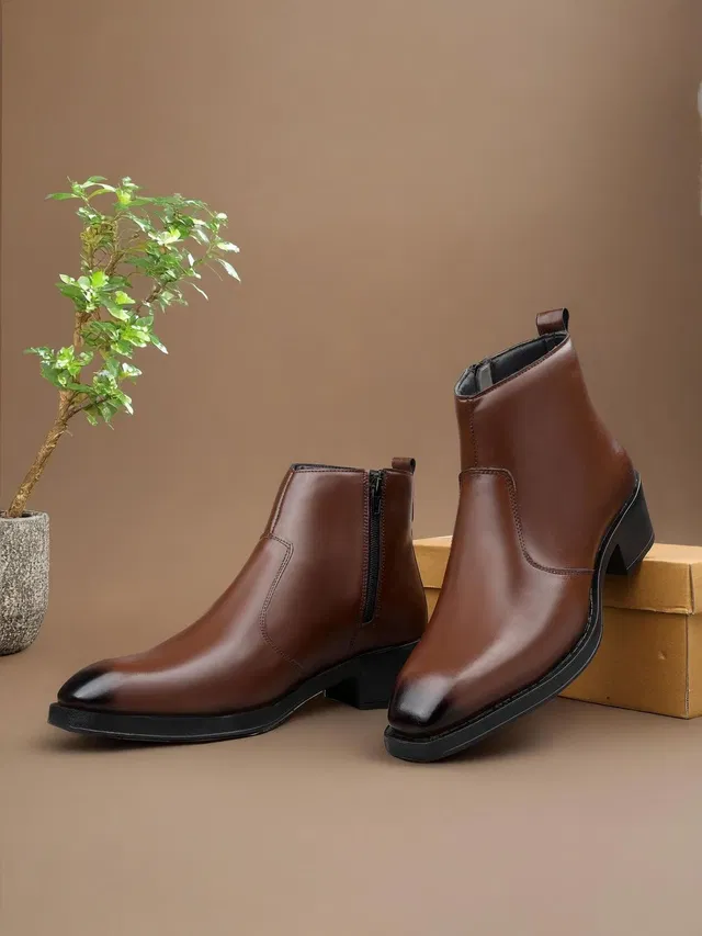 Ascaro Royal Brown Casual Boots For Men Boots For Men