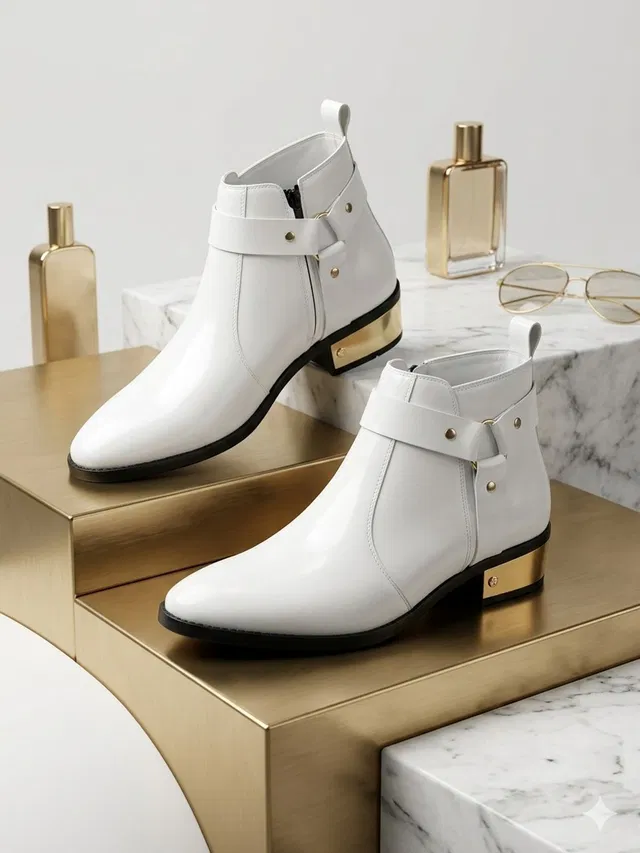 VOZALINO Men Chelsea Boots Stylish Slip On Ankle Boots for Men Party Wear Boots Boots For Men