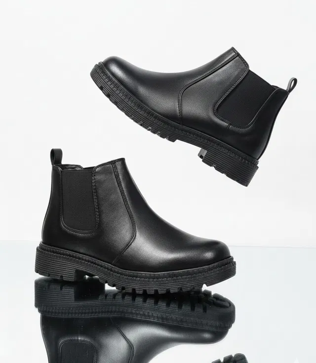 Marcino Marcino Men’s Synthetic Leather Chelsea Boots | Comfortable Everyday Wear Boots For Men