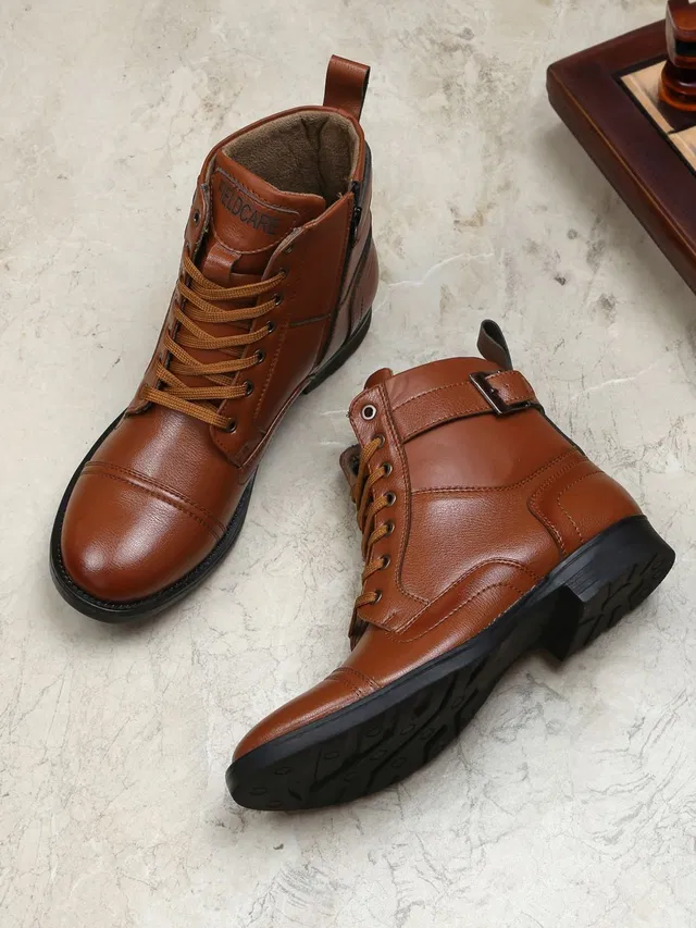 Field Care Men's Casual Outdoor Fashion Uniform Dress Army Trekking Hiking Comfort Boots Boots For Men