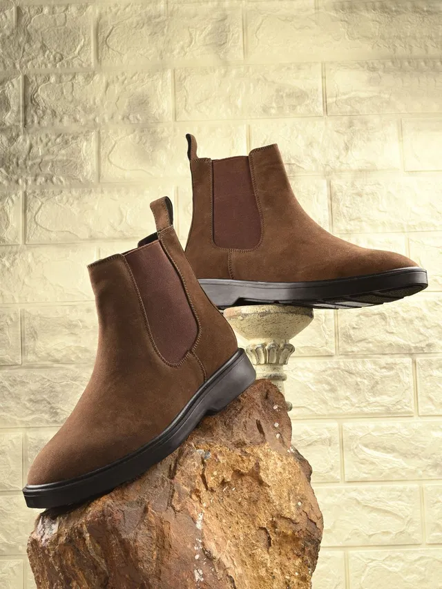 KILLER Men’s Chelsea Boots –Suede Finish, Perfect for Casual & Formal Wear Boots For Men