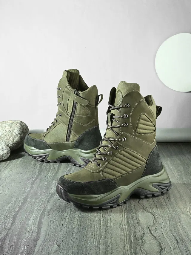 Harrykson London Lightweight Men's adventure hiking & Trekking, All Terrain Grip Rugged Sole Boots For Men