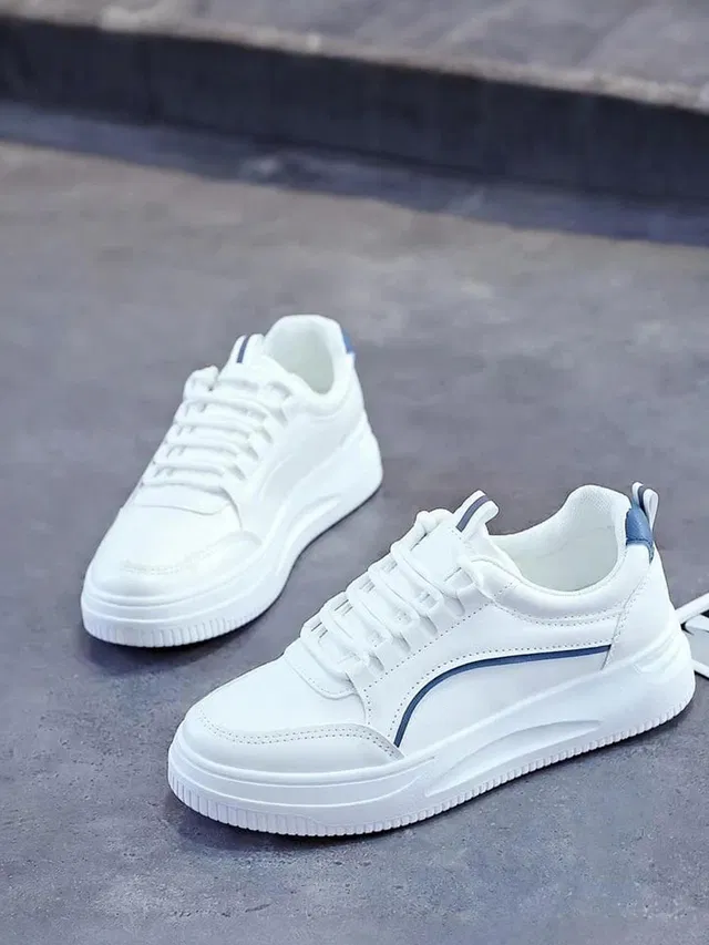 Layasa Casual Sneakers White Shoes For Girls And Sneakers For Women