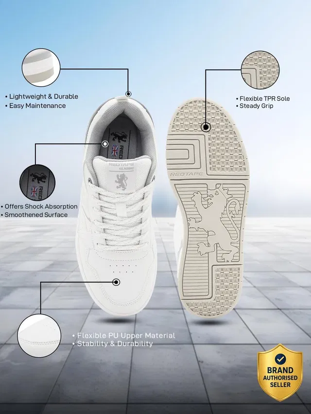 RED TAPE Lifestyle Casual | Soft Cushioned Insole, Slip-Resistance, Dynamic Feet Support Sneakers For Women