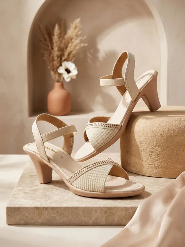 Khadim's Lightweight Comfort Extra Soft Trendy Premium Stylish Women Heels