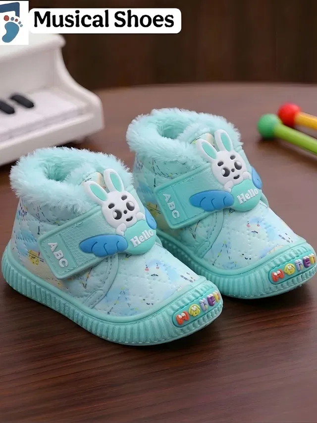 HOOH - Now comfort in fashion Girls Velcro Chu Chu Shoes