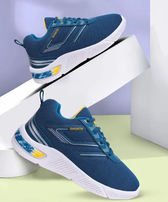 BERSACHE Boys Lace Running Shoes