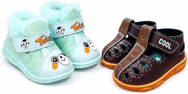 SIAZ Boys & Girls Velcro Walking Shoes