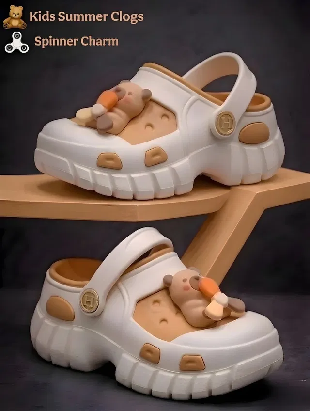 BOOMER CUBS Boys & Girls Sling Back Clogs