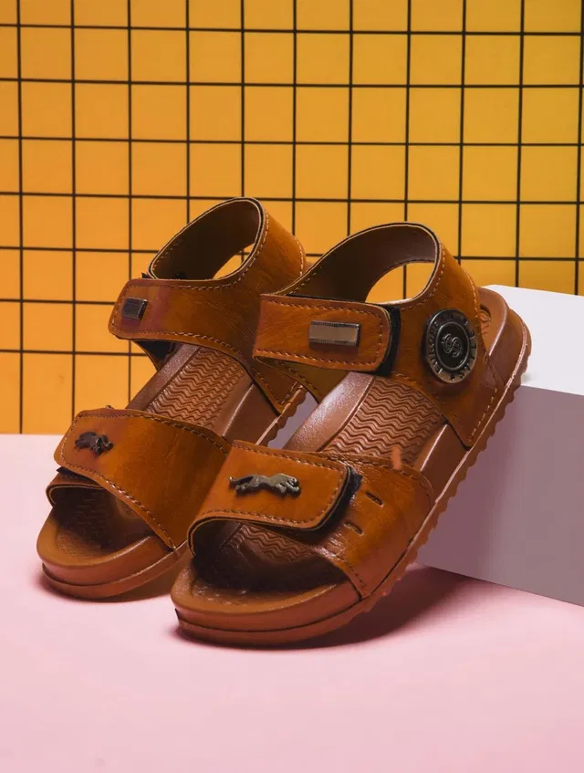 KINGSANDQUEENS Boys & Girls Velcro Sports Sandals